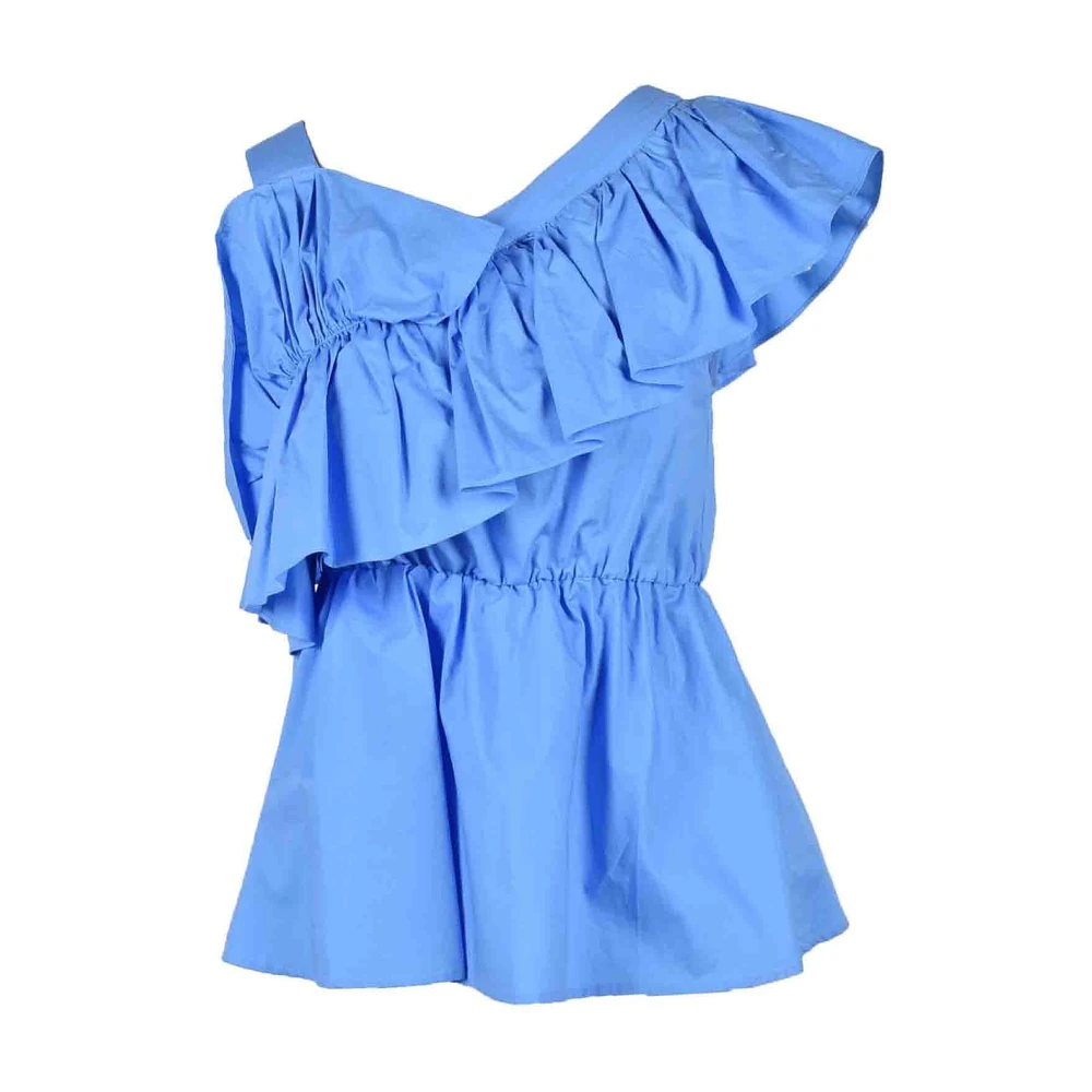 Weili Zheng Stijlvolle mouwloze topcollectie Blue Dames