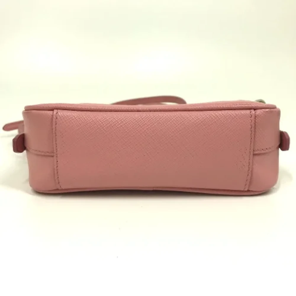 Prada Vintage Pre-owned Leather prada-bags Pink Dames
