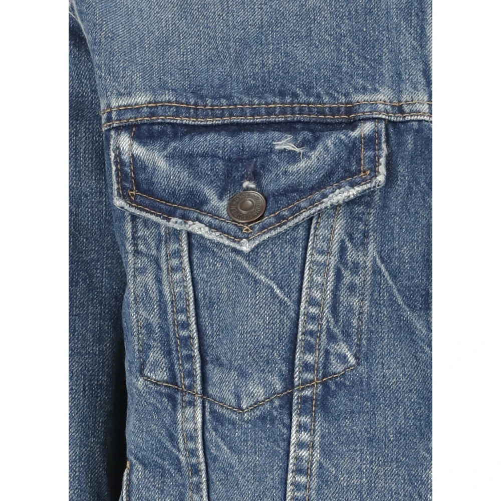 Ralph Lauren Katoenen Jas Blue Dames