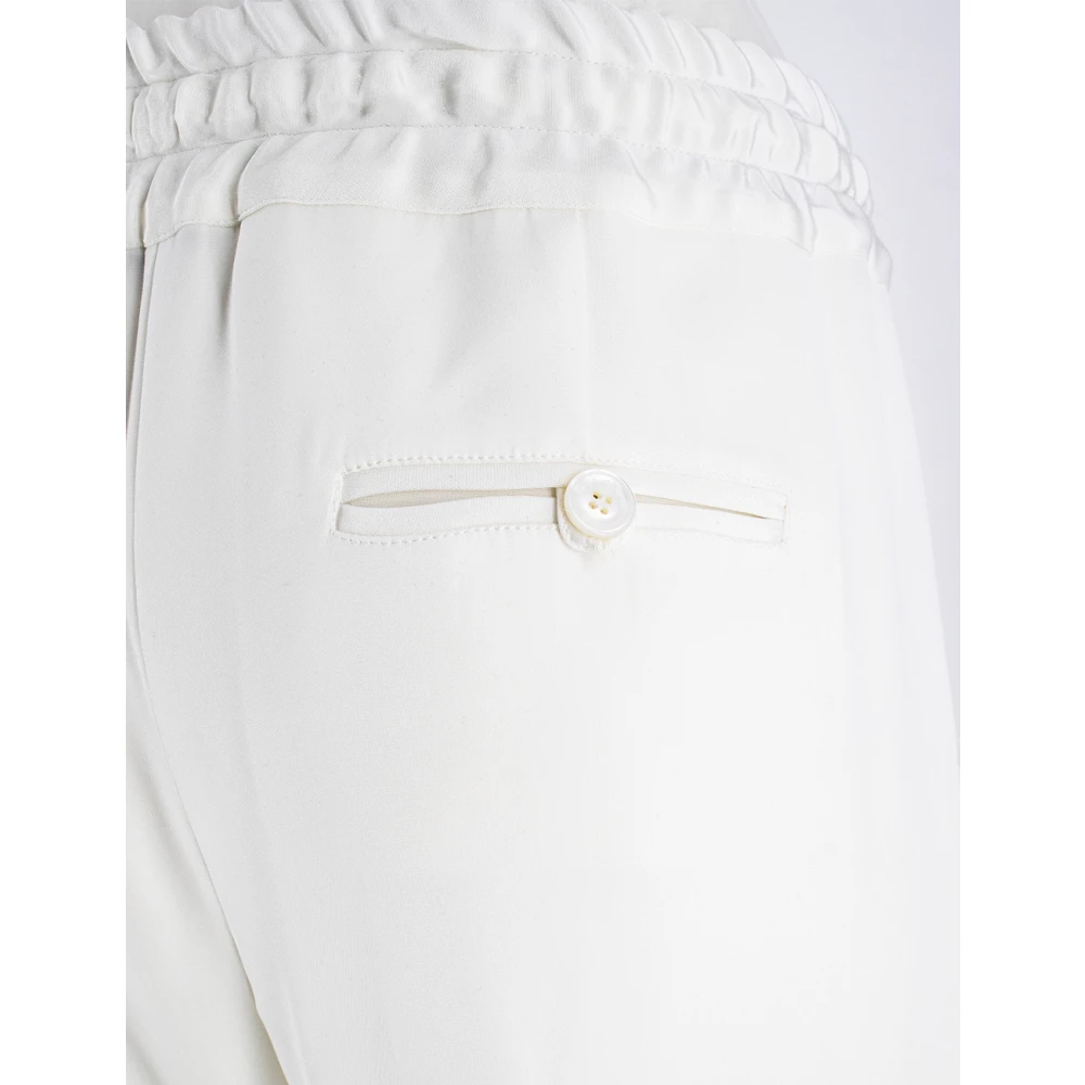 Kiton Trousers White Dames