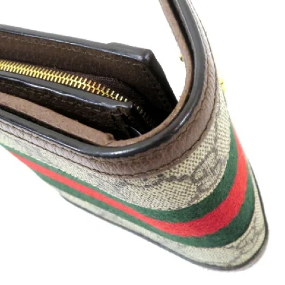 Gucci Vintage Pre-owned Canvas wallets Beige Dames
