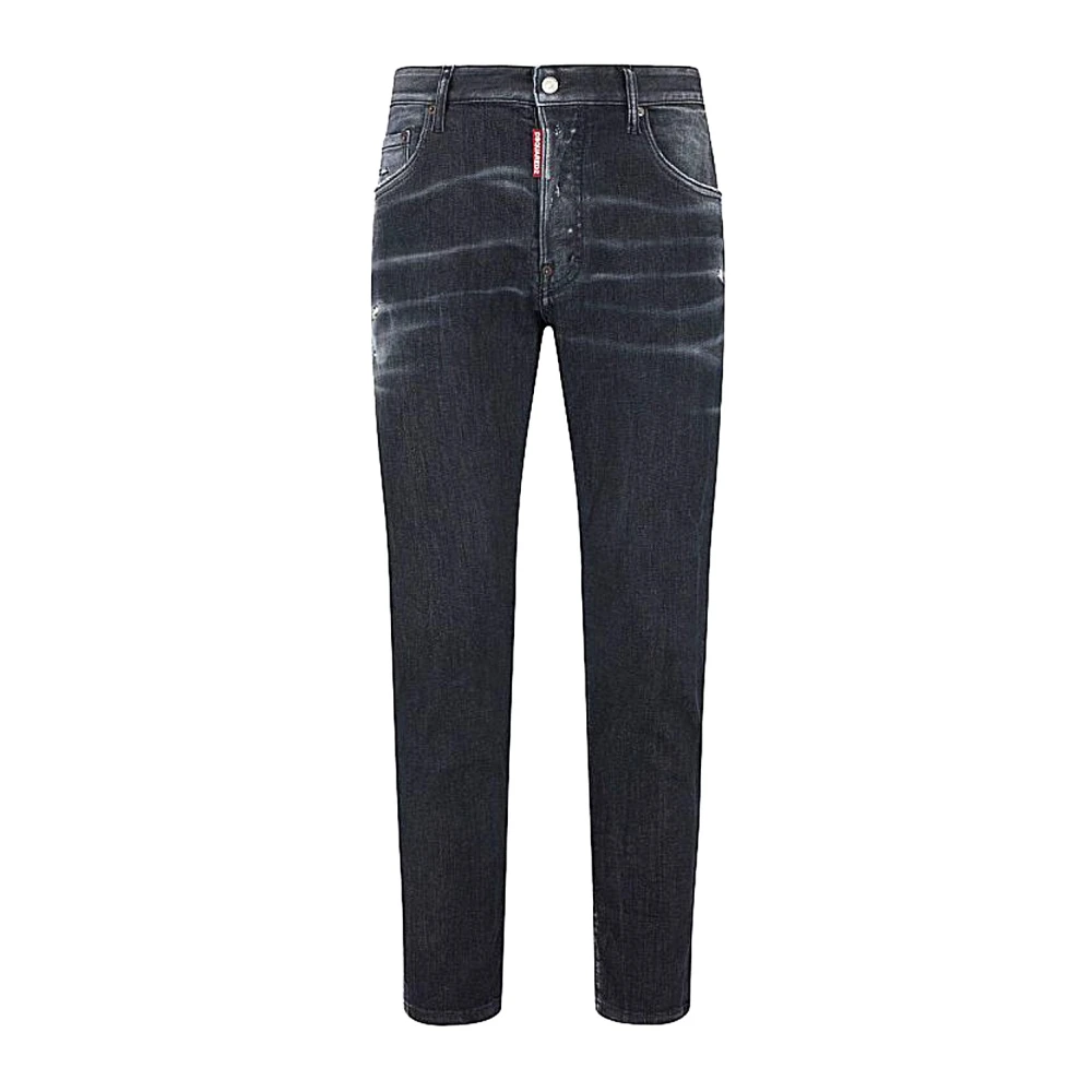 Dsquared2 Klassieke Denim Jeans voor dagelijks gebruik Black Heren