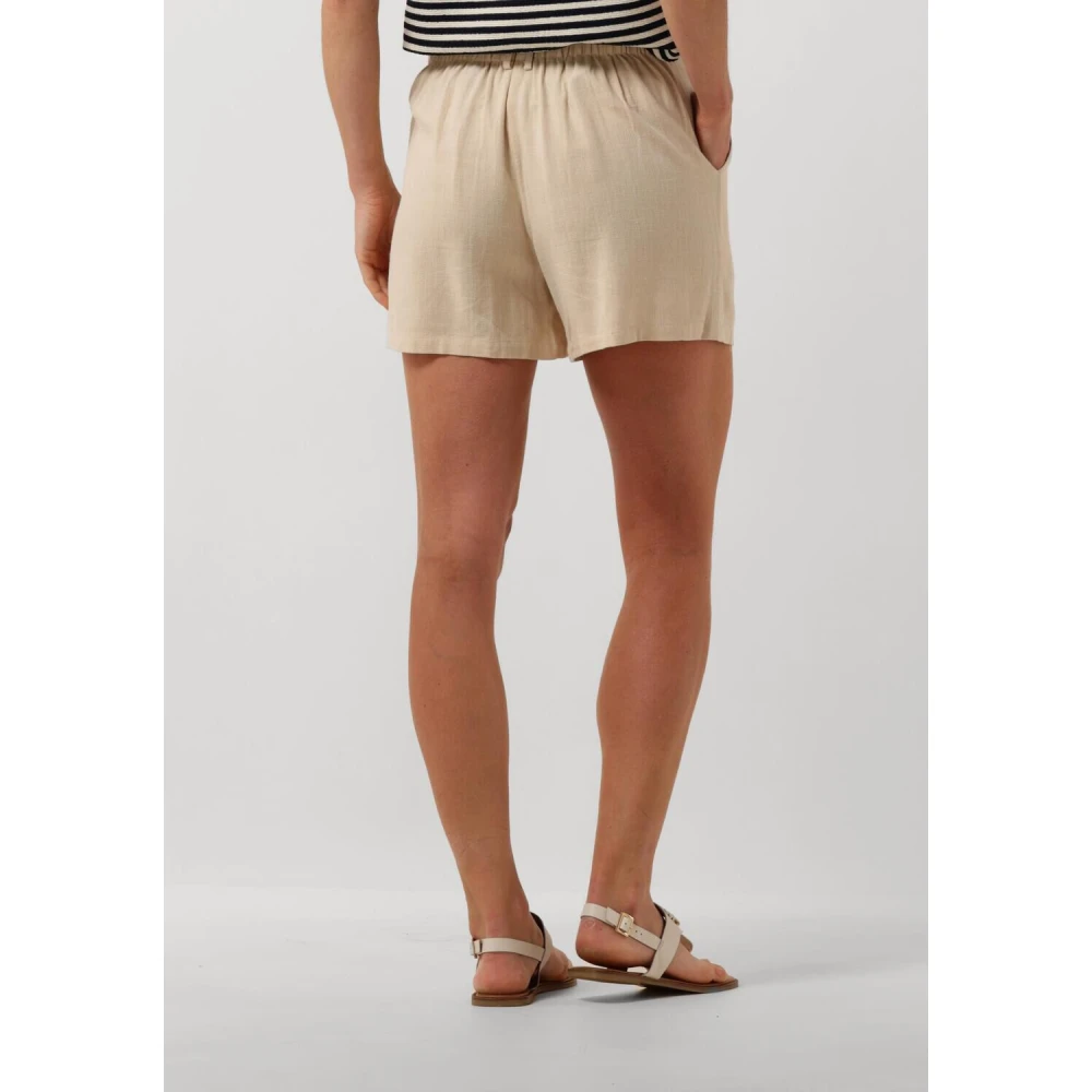 Ydence Beige Lily Shorts voor zomerse look Beige Dames