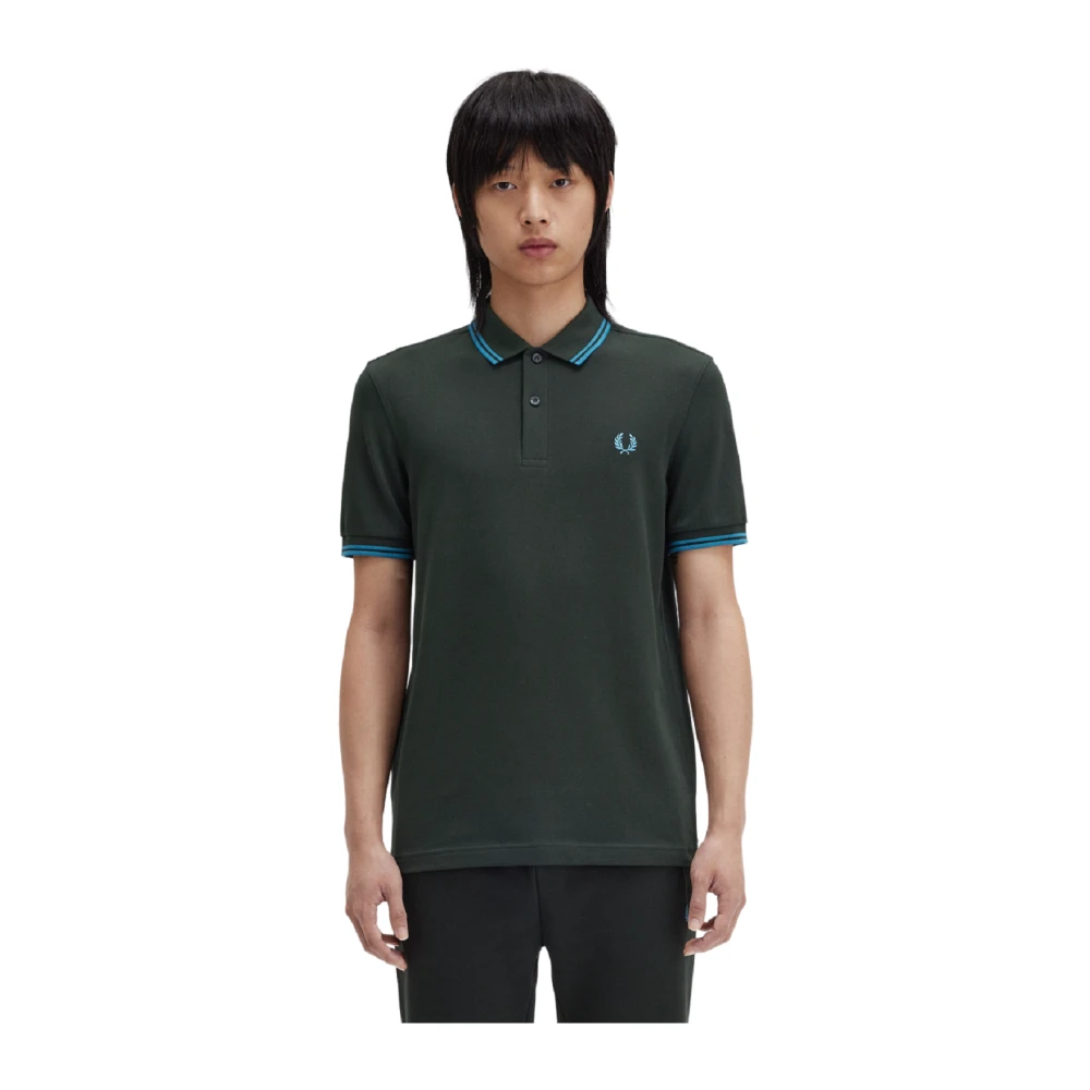 Fred Perry Groene Polo Herfst Winter Collectie Green Heren