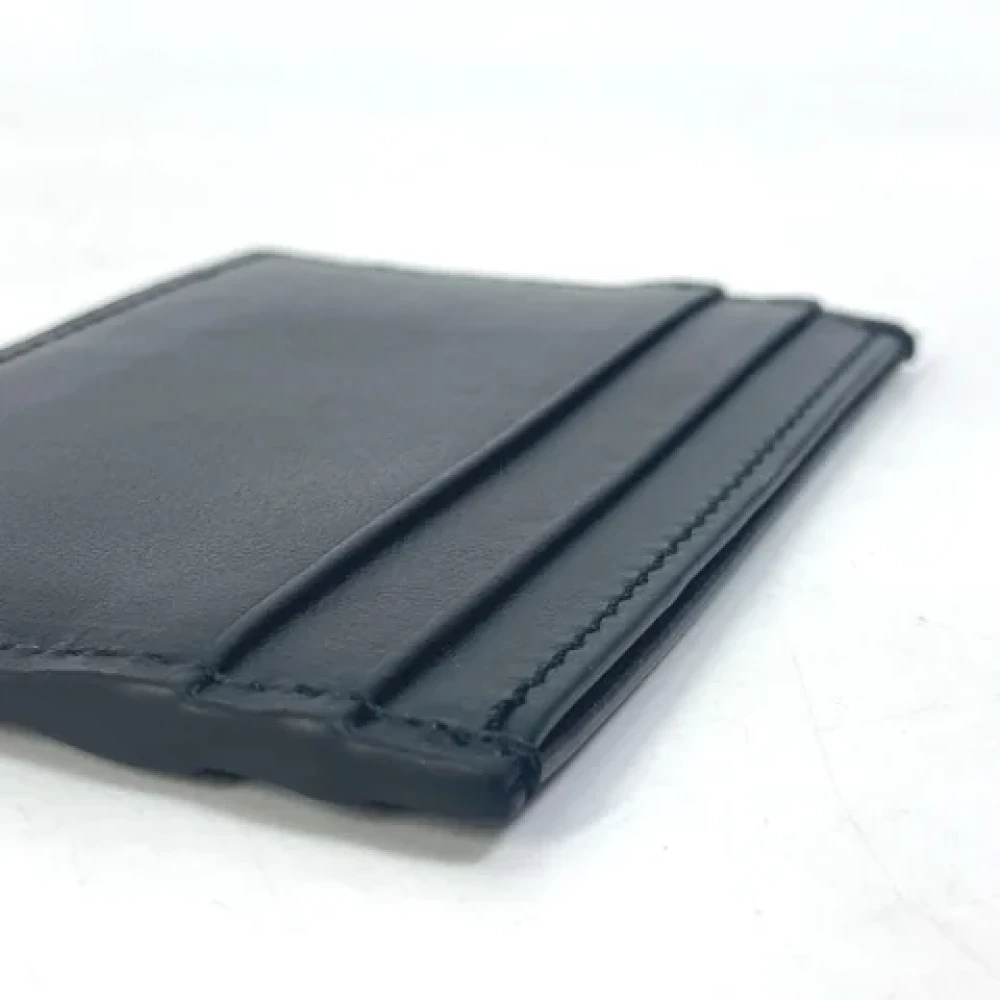 Gucci Vintage Pre-owned Leather wallets Black Heren
