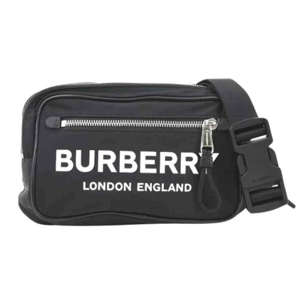 Pre-owned Svart stoff Burberry Belt Bag