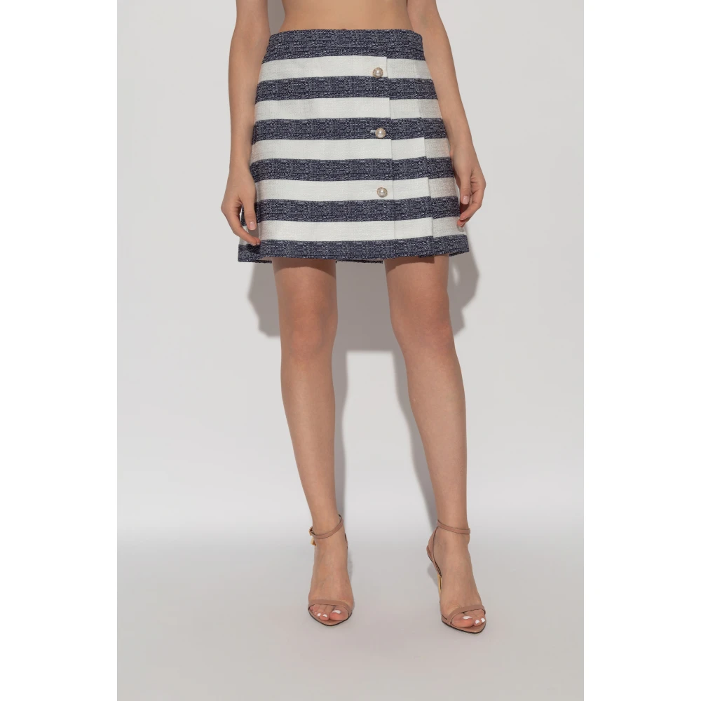Kate Spade Rok met gestreept patroon Blue Dames