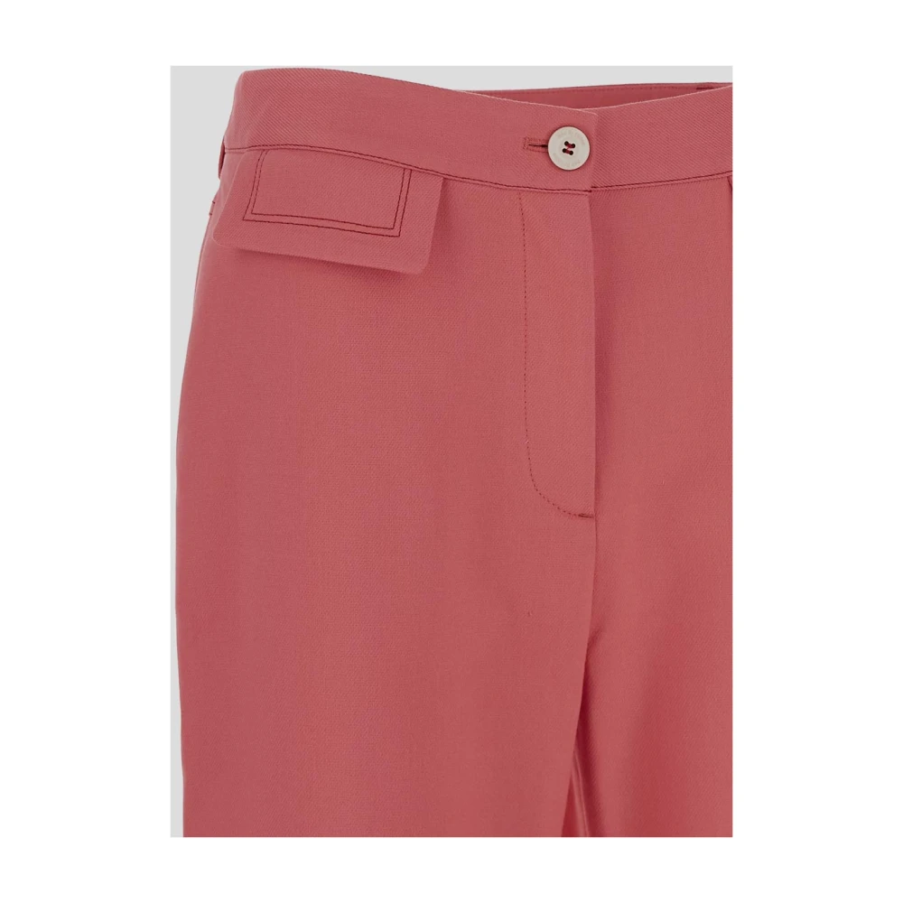 See by Chloé Wide Trousers Pink Dames