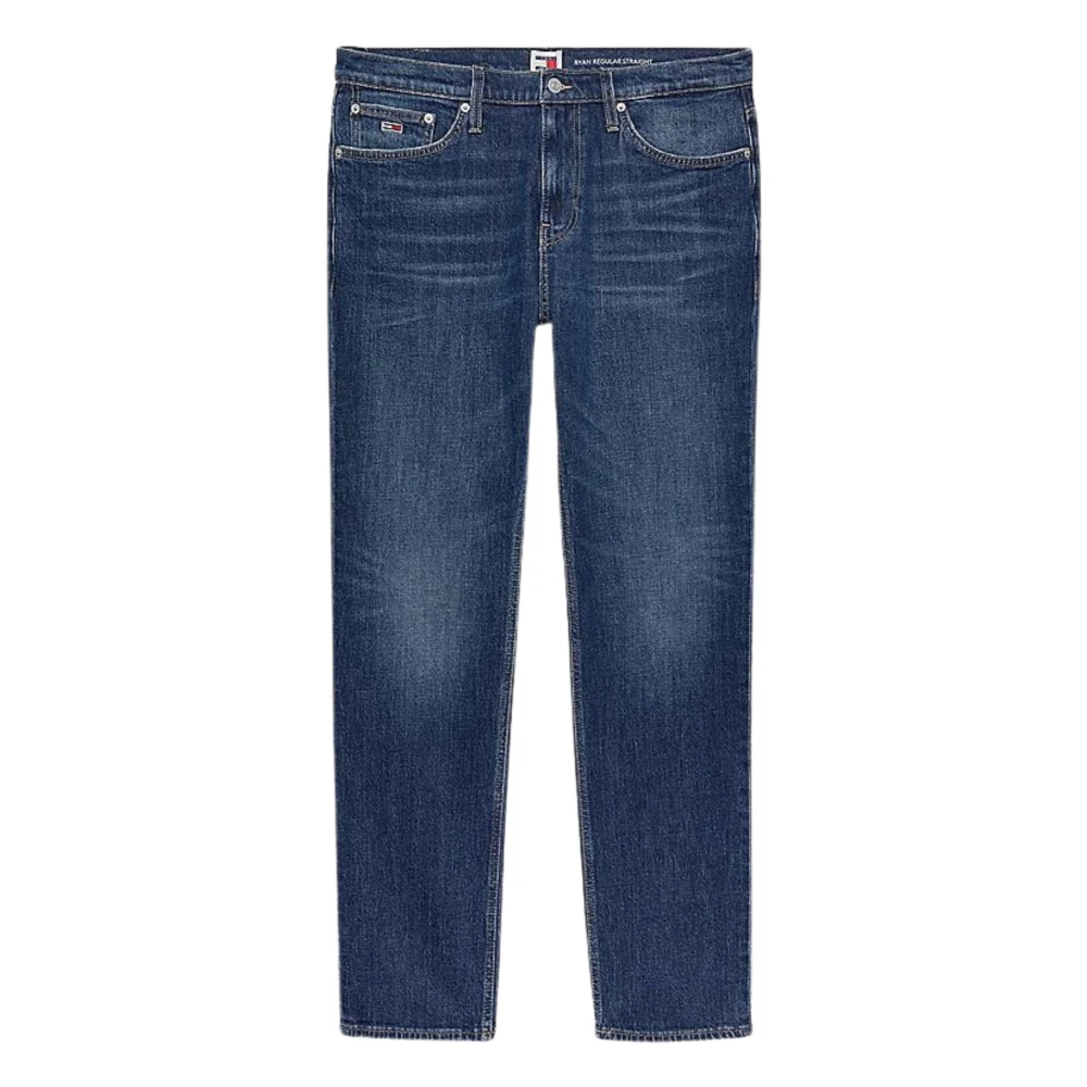 Tommy Hilfiger Slim Fit Denim Jeans met iconische details Blue Heren