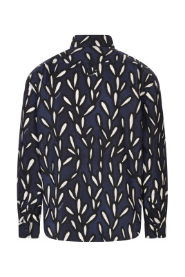 chemise-simon-bleu-marine-noir-avec-imprime-ble