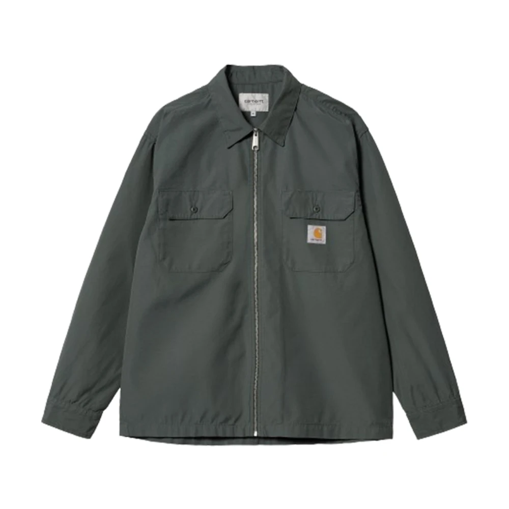 Carhartt Wip Craft Zip Skjorta (Jura) Green, Herr