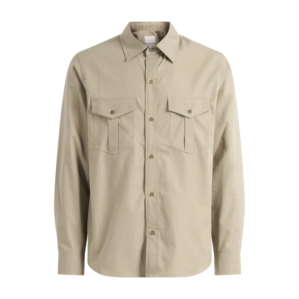 A.p.c. Men's Beige Light Jackets, M, Warren Shirt