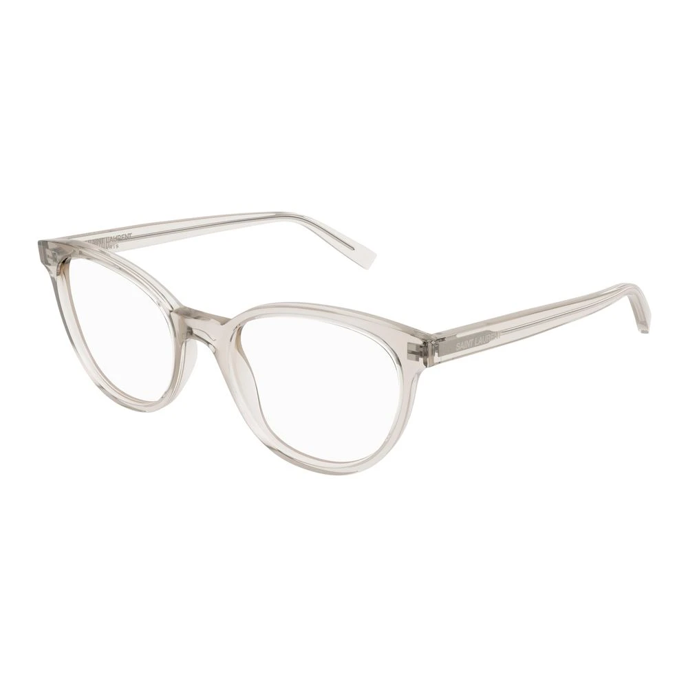 Saint Laurent Women's Beige Glasses, 52 Mm, Sl 589 Optical Frame