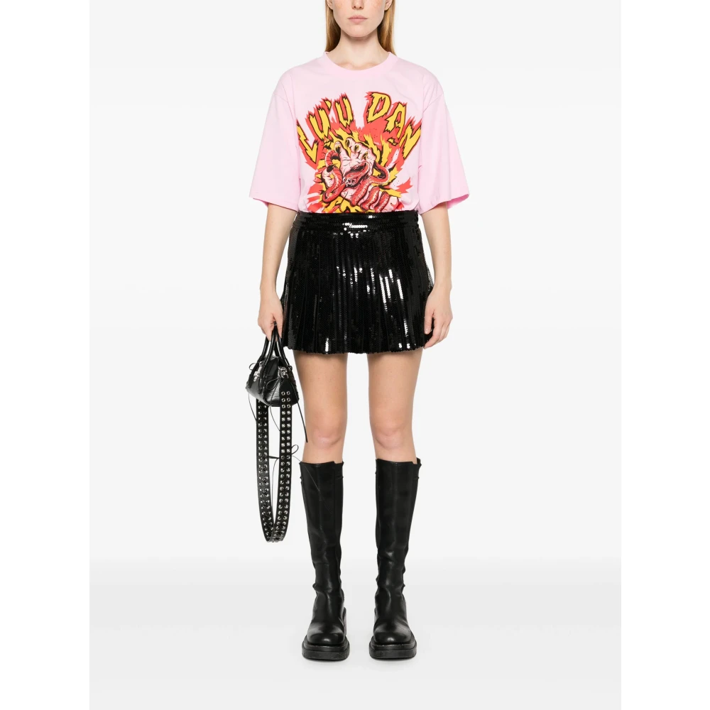 P.a.r.o.s.h. Zwarte Minirok Black Dames