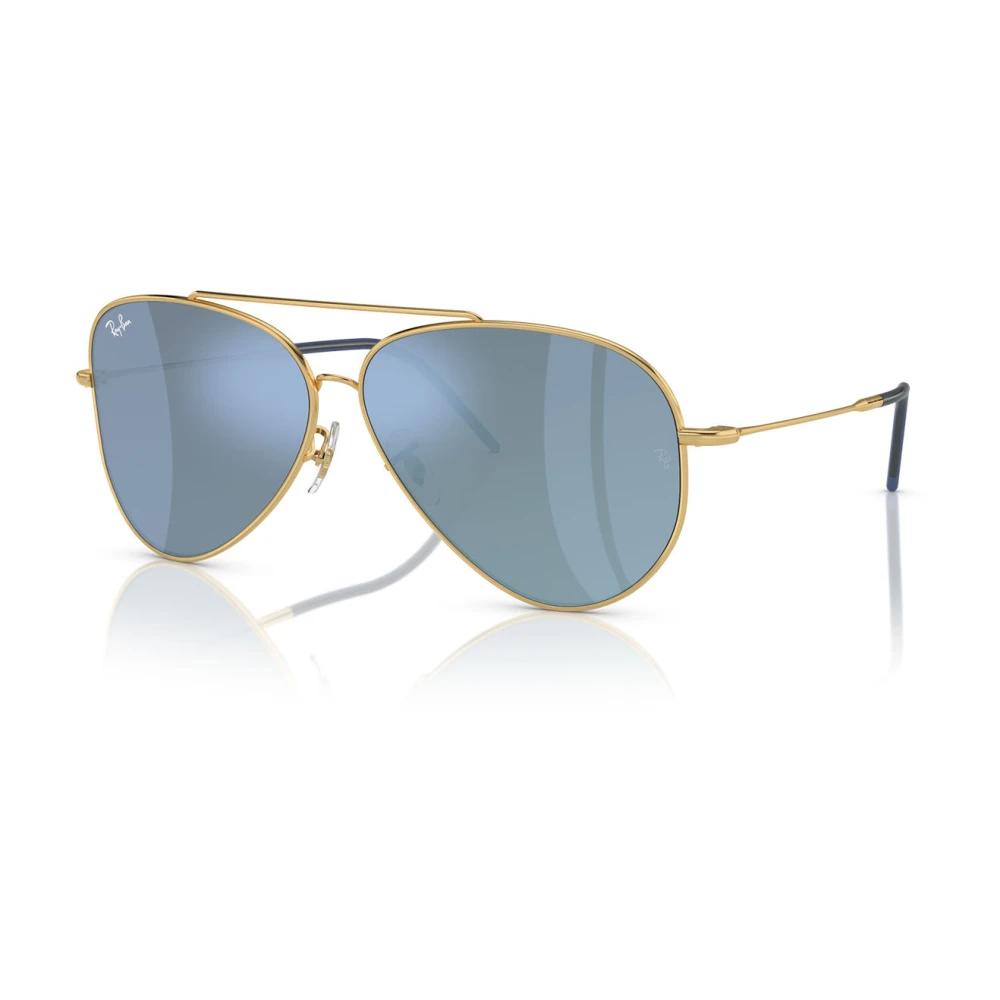 Ray-Ban Unisex Yellow Sunglasses, 59 Mm, Aviator Reverse