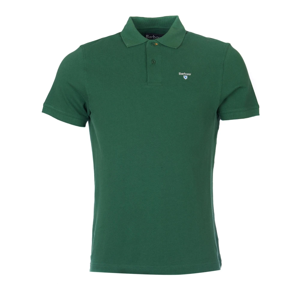 Barbour Sports Polo Shirt Green, Herr