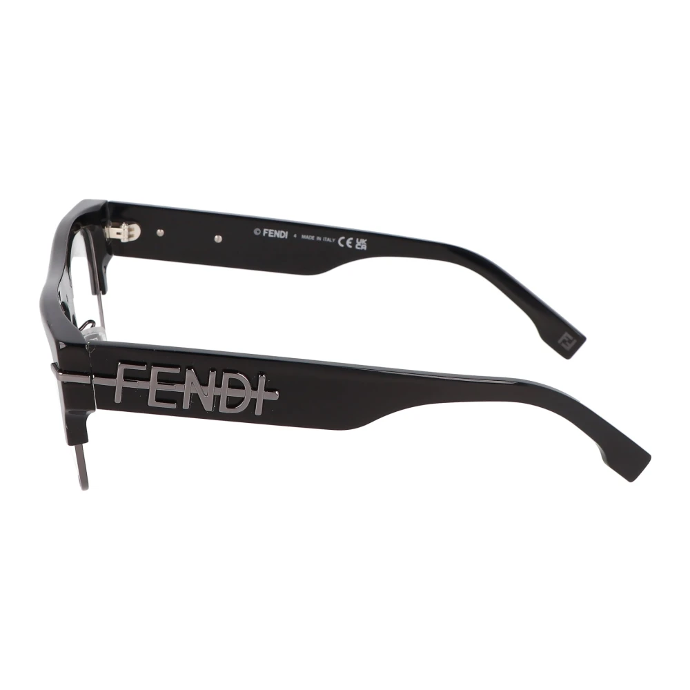 Fendi Vierkante acetaat brilmontuur model Black Unisex