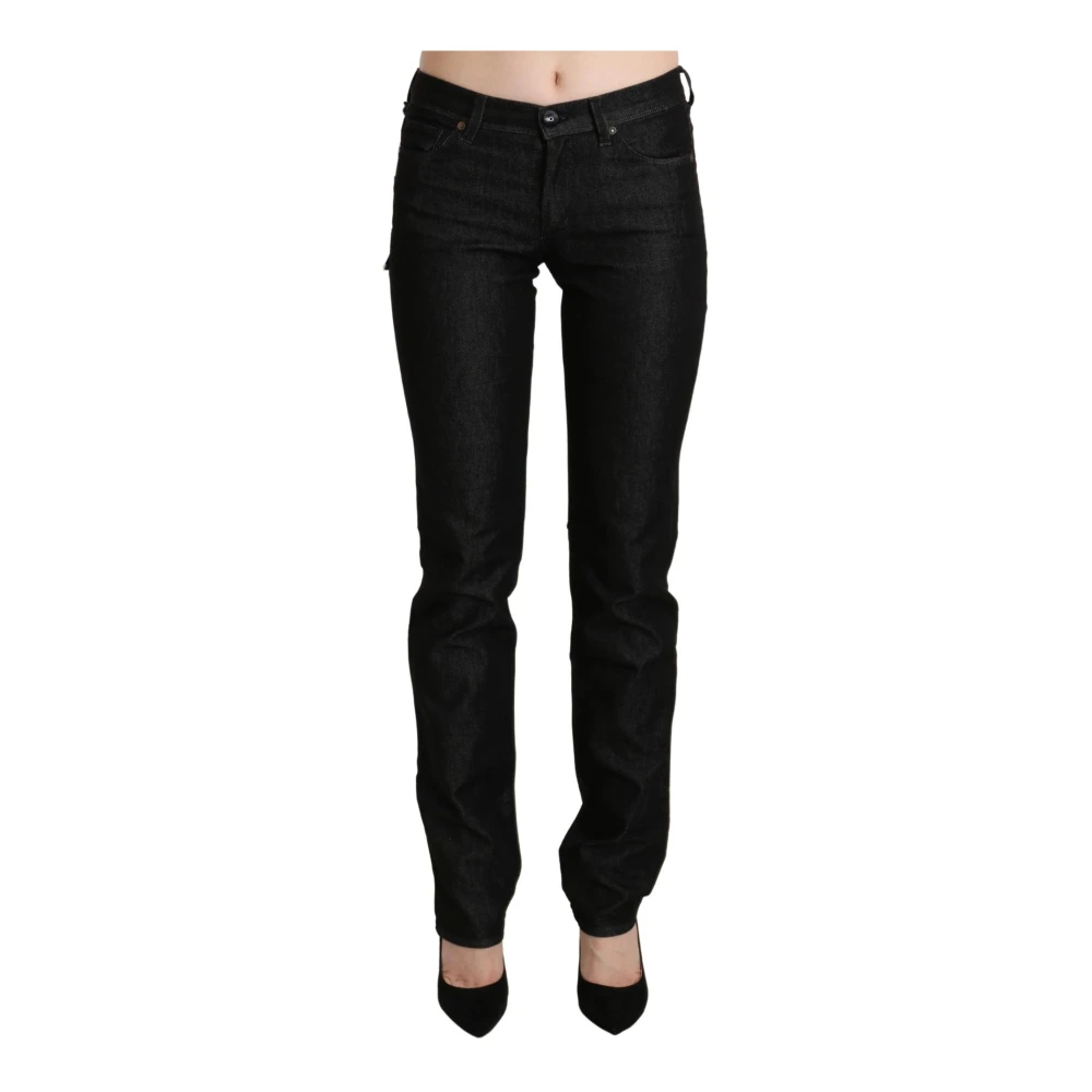 Ermanno Scervino Women's Black Slim Fit Jeans, W28, Skinny Denim Trouser