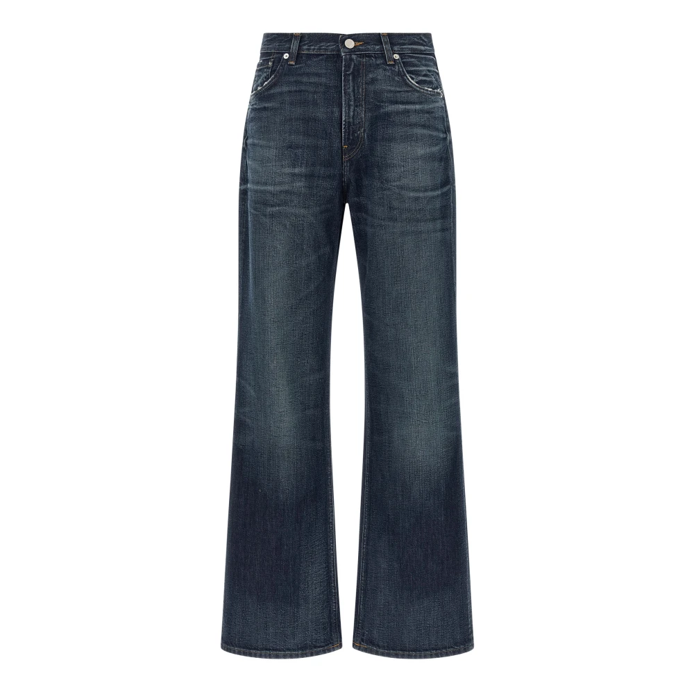 Haikure Blue Korea Jeans - Female - Wide Jeans - W26 - Jeans