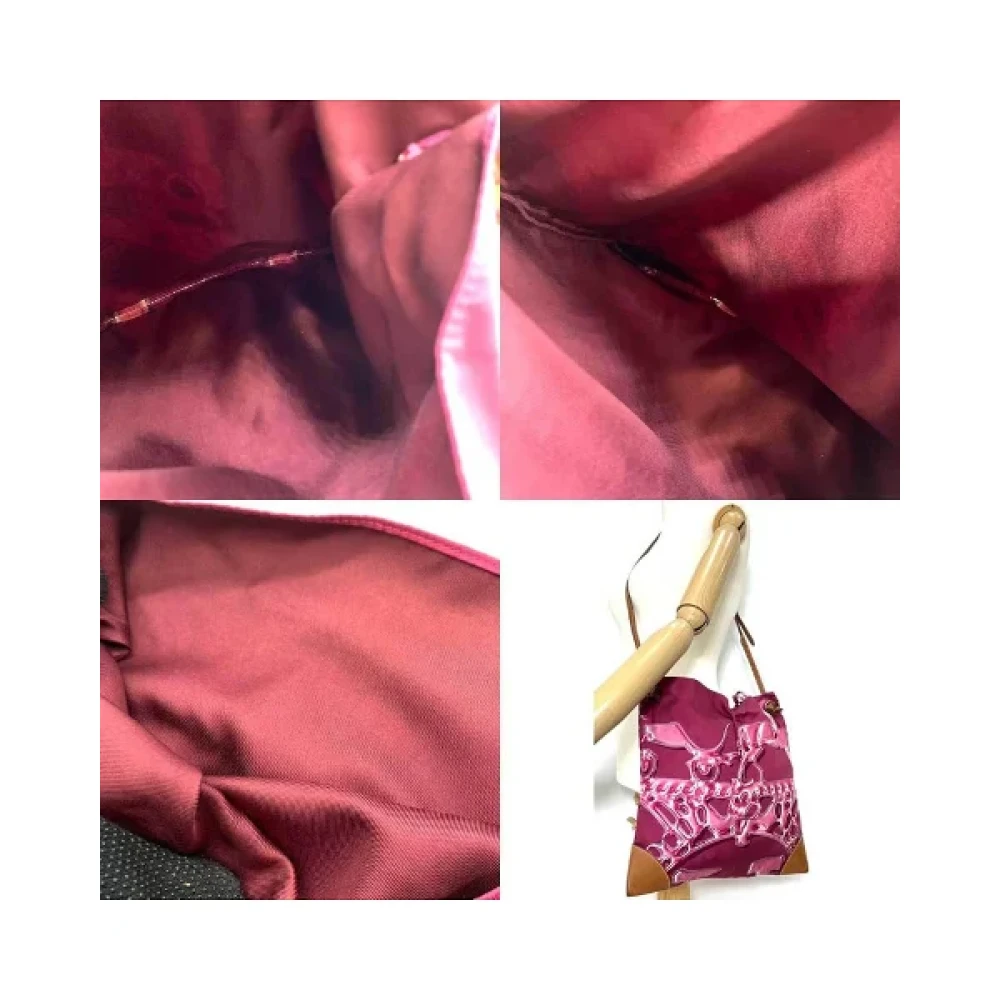 Hermès Vintage Pre-owned Silk shoulder-bags Pink Dames