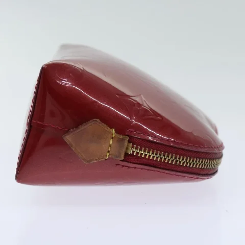 Louis Vuitton Vintage Pre-owned Leather pouches Red Dames