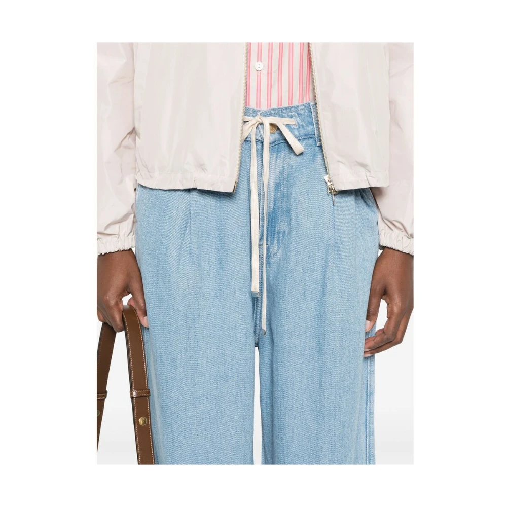 7 For All Mankind Wijde Jeans Denim Blue Dames