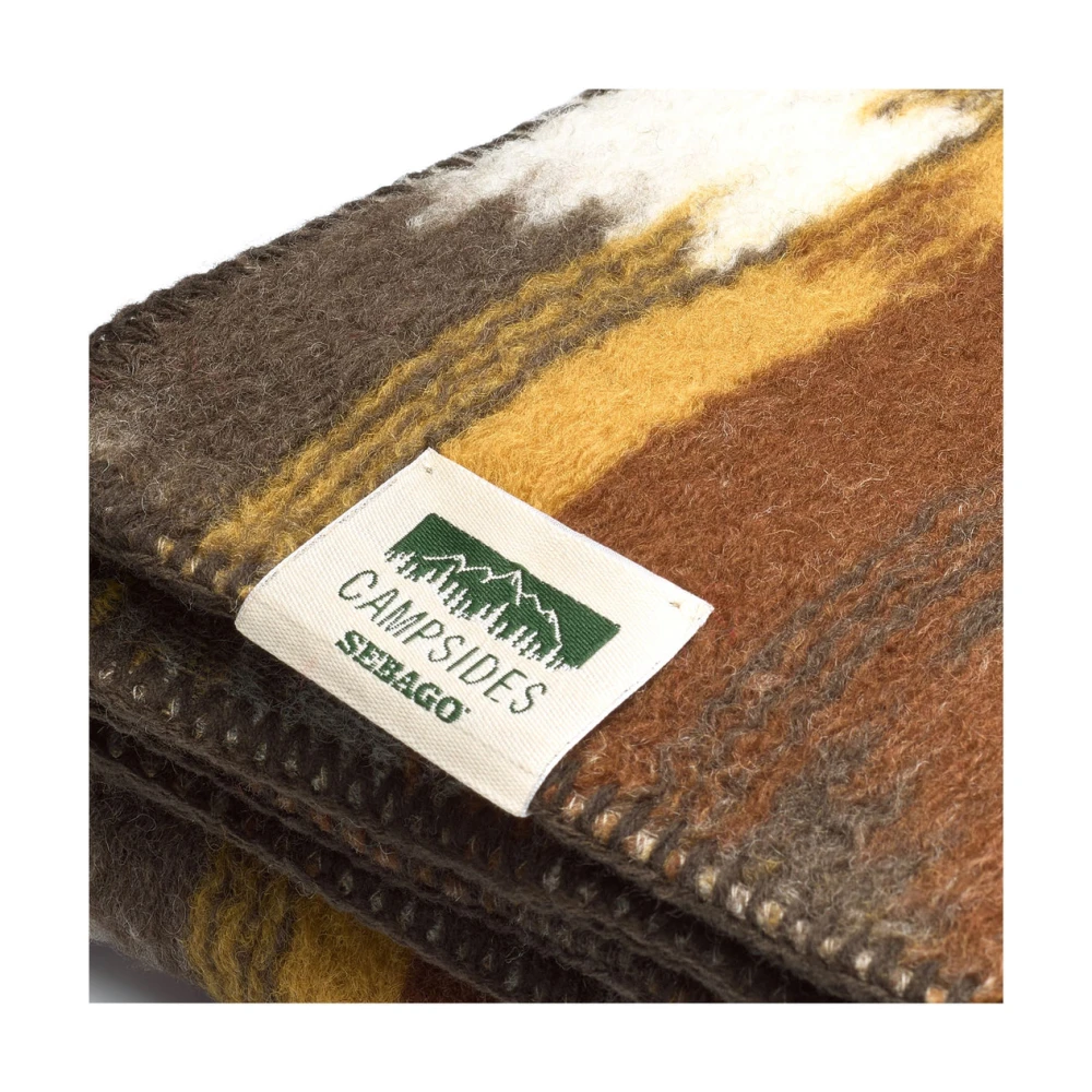 Sebago Bruine Off-White Gele Sjaal Multicolor Dames