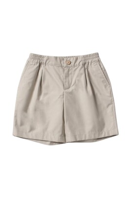 shorts-en-coton-beige-plisse-pour-enfants