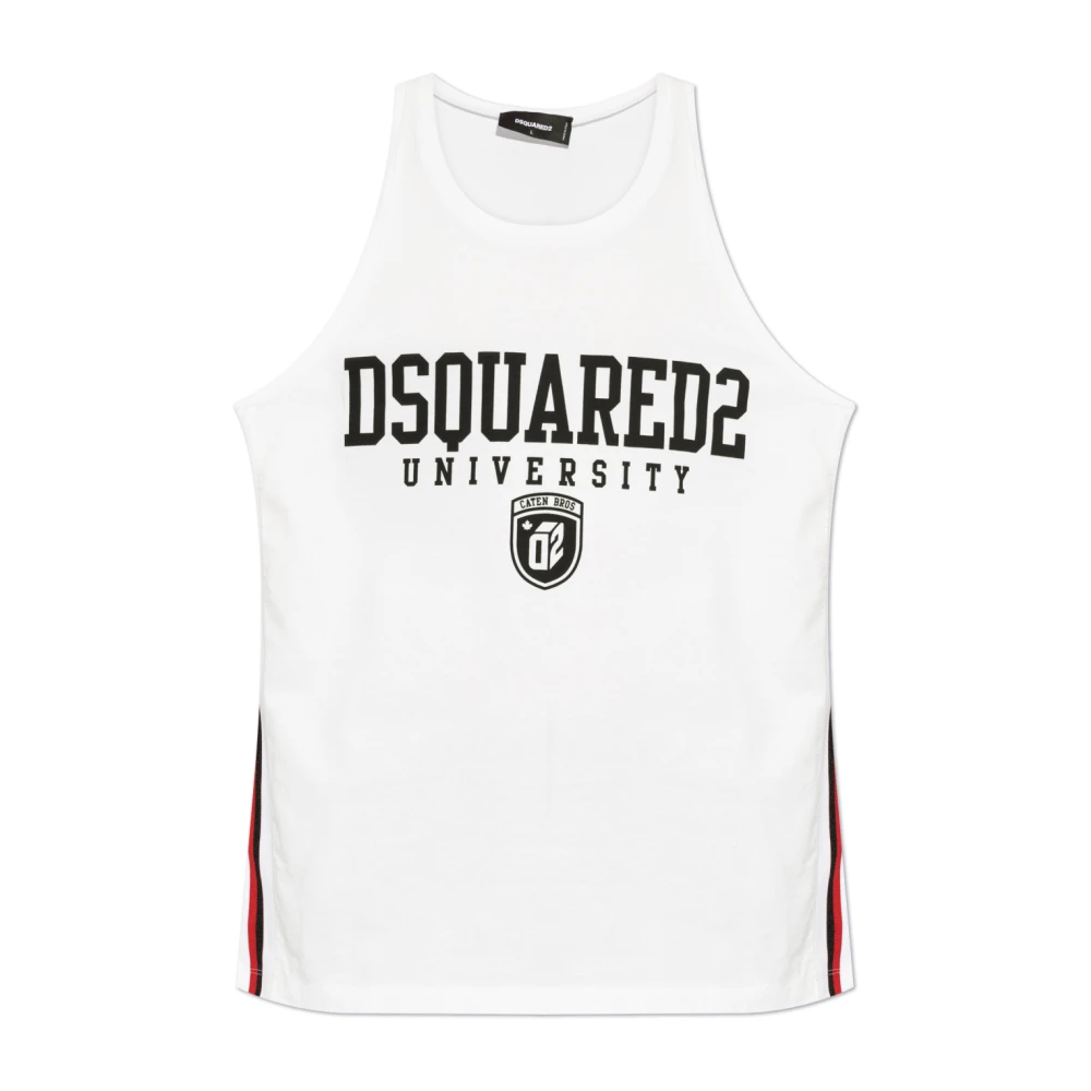 Dsquared2 Ärmlös T-shirt White, Herr