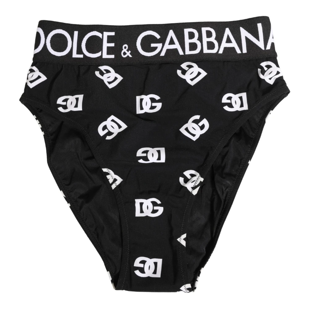 Dolce & Gabbana Women's Black Underpants, S, Midi Brief