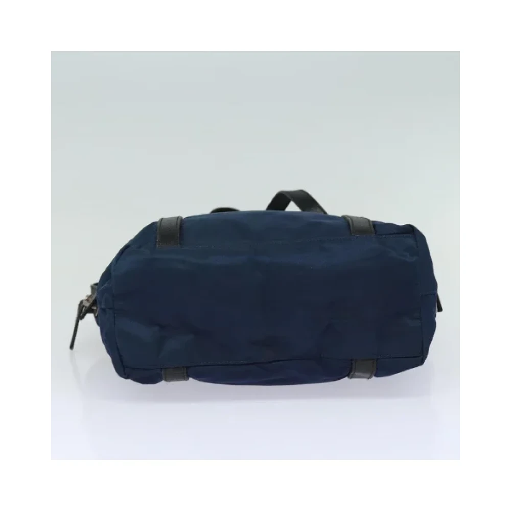 Prada Vintage Pre-owned Nylon prada-bags Blue Dames