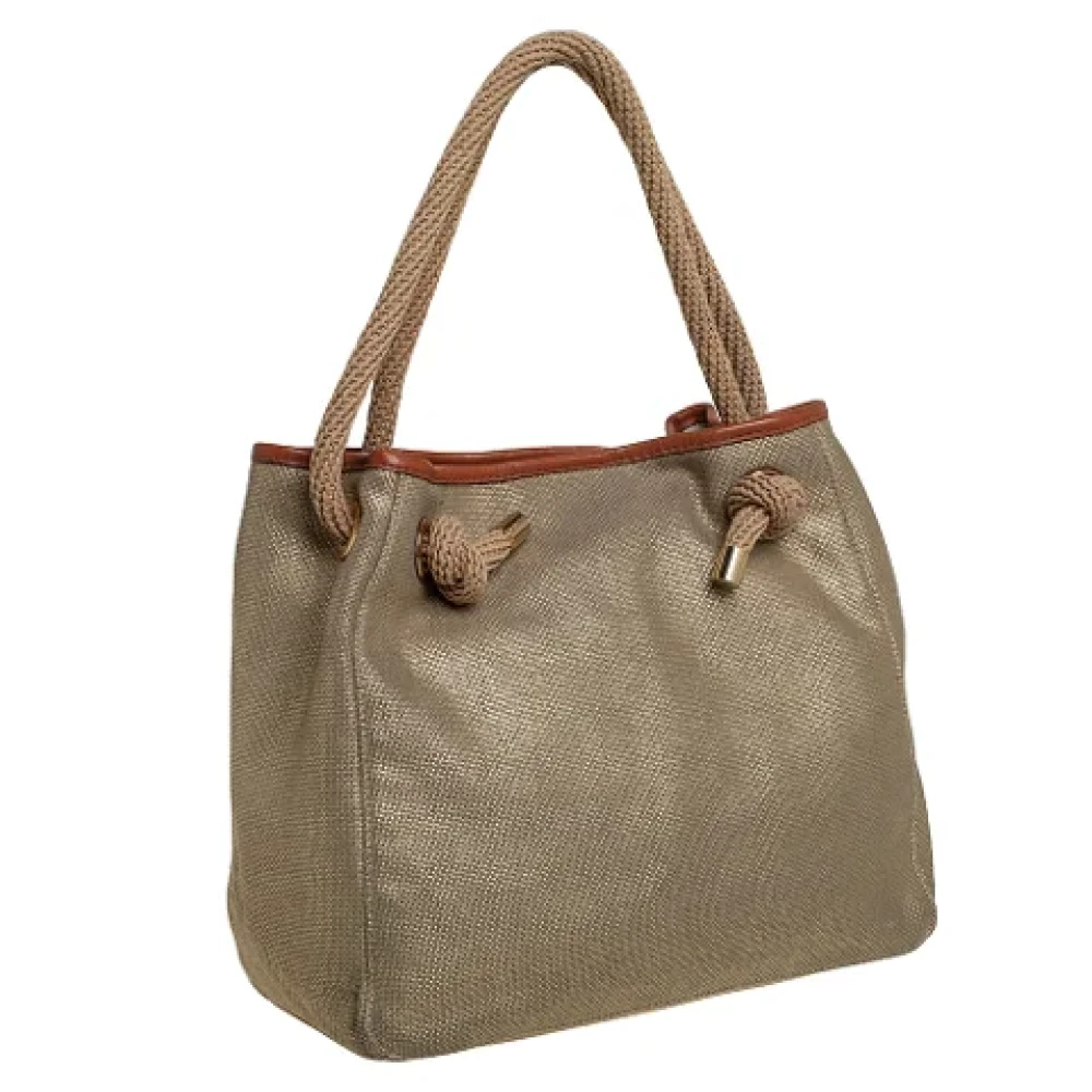 Michael Kors Pre-owned Canvas totes Beige Dames