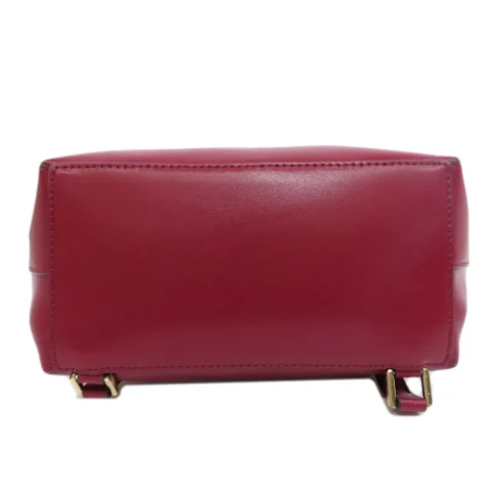 Michael Kors Pre-owned Leather backpacks Red Dames