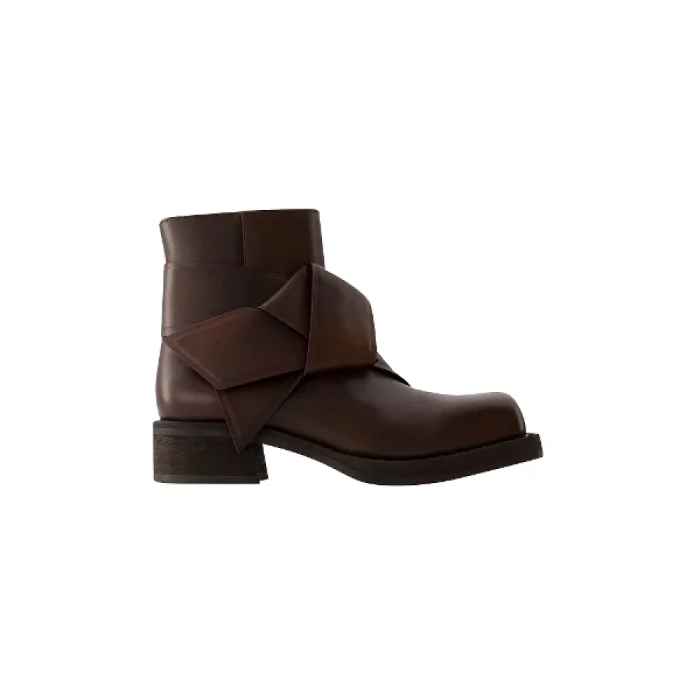 Acne studios hotsell leather boots