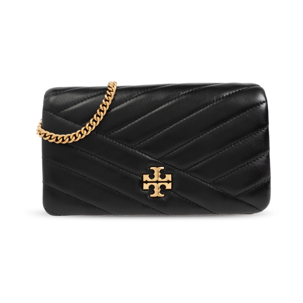 TORY BURCH Kira Chain Wallet Black Dames