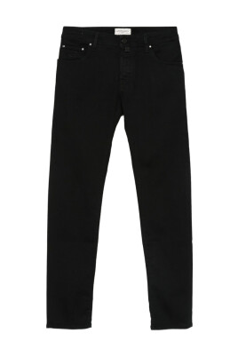 jean-noir-en-melange-de-coton-a-cinq-poches