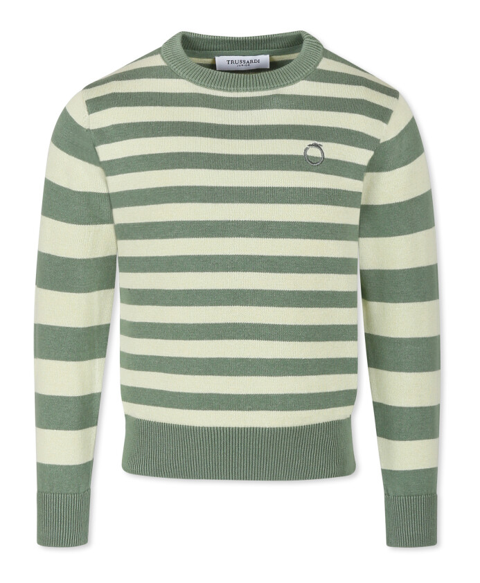pull-en-coton-a-rayures-vertes