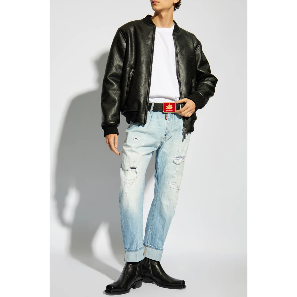 Dsquared2 Bomber type jas Black Heren