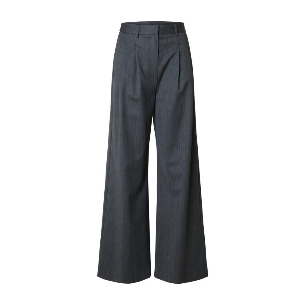 Selected Femme Slffenia HW Extra Wide Pant Gray Dames