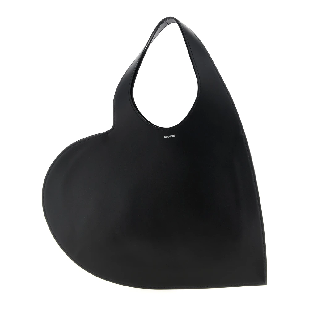 Coperni Women's Black Handbags, One Size, Double Heart Shoulder Bag