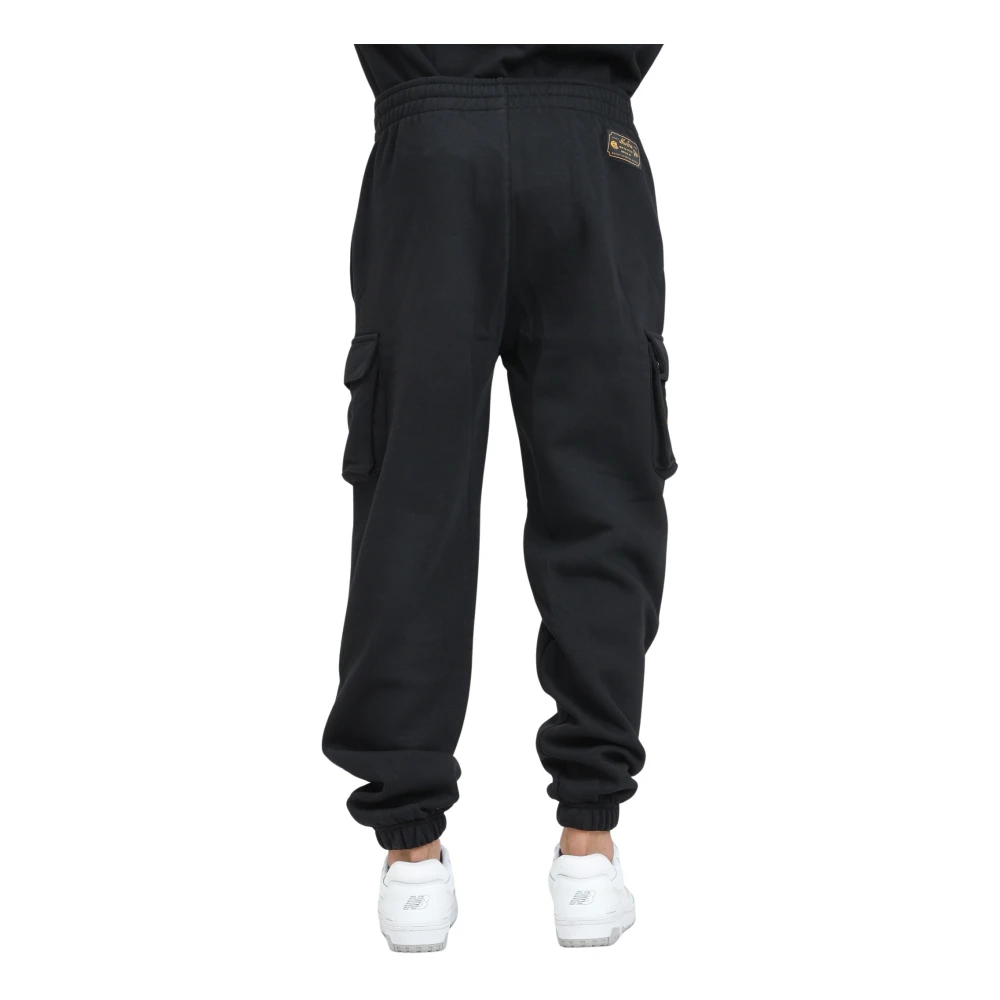new era Cargo Sportieve Broek Zwart Black Heren