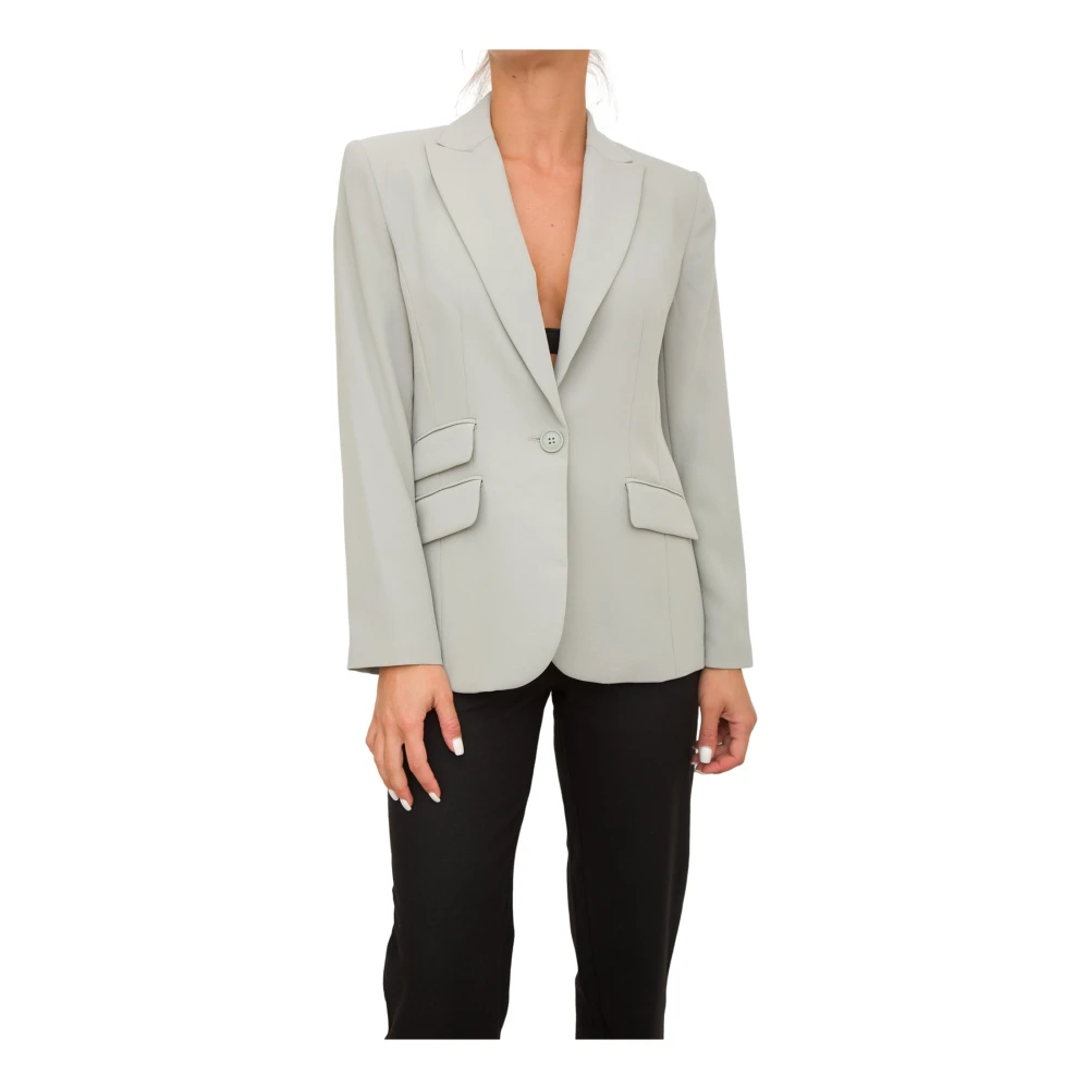 Armani Exchange Grijze Casual Blazer Gray Dames