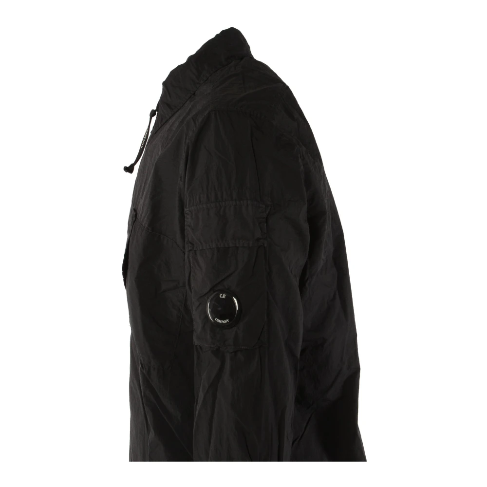 C.P. Company Zwarte Nylon Shirt voor Heren Black Heren