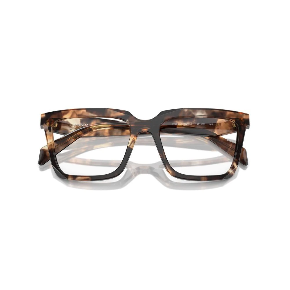 Prada Tortoise Camel Brillen Monturen Multicolor Unisex
