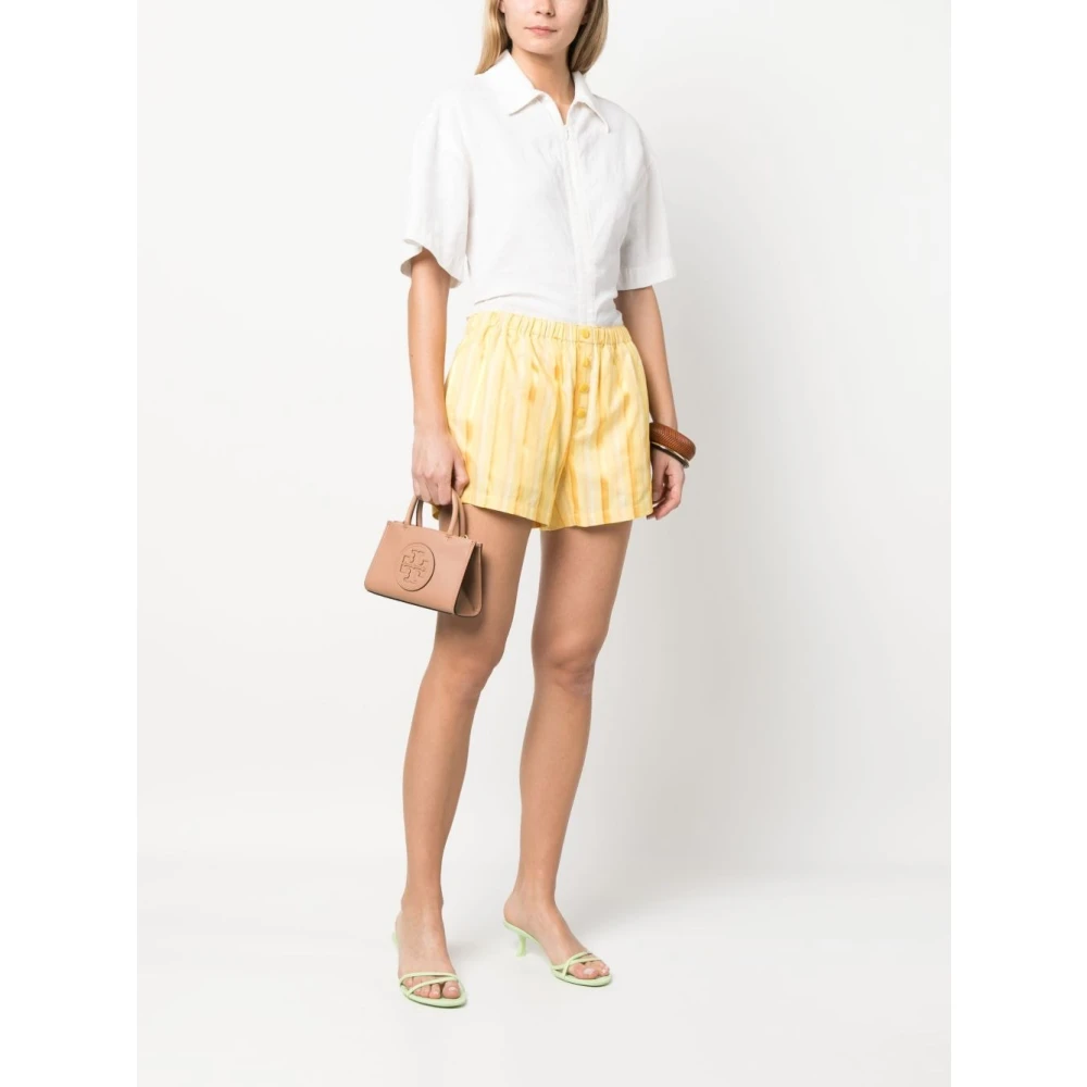 TORY BURCH Mini Ella Bio Tote Tas Beige Dames