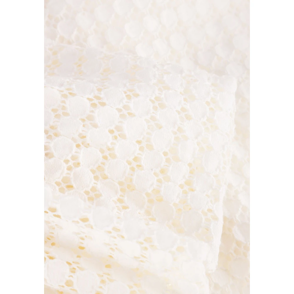 Minus Elegante Fiora Blouse voor Vrouwen Beige Dames
