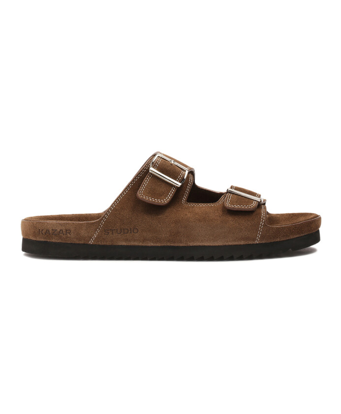 bruine-slides-met-gespen