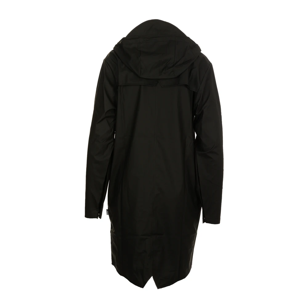 Rains Zwarte Waterdichte Jas Black Dames