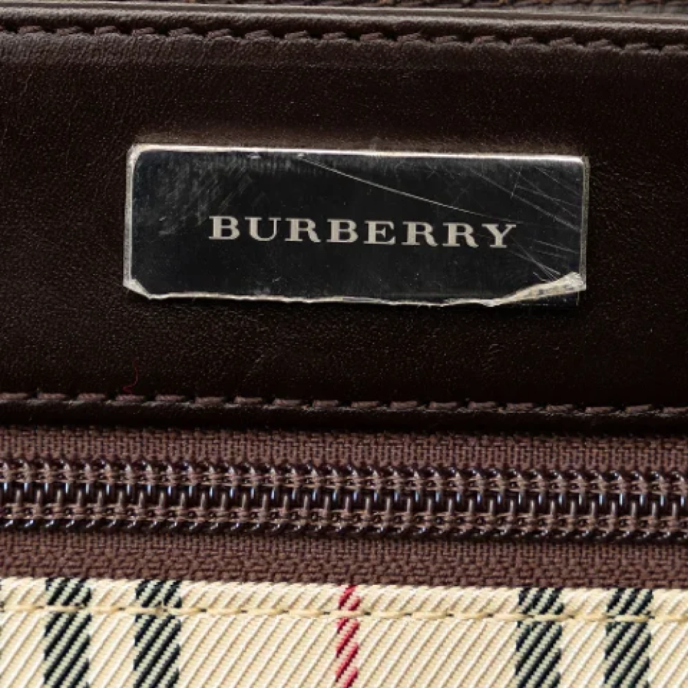 Burberry Vintage Pre-owned Leather crossbody-bags Multicolor Dames