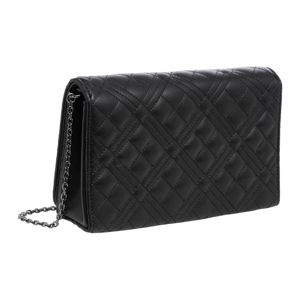 Love Moschino Stijlvolle Schoudertas met Magneetsluiting Black Dames